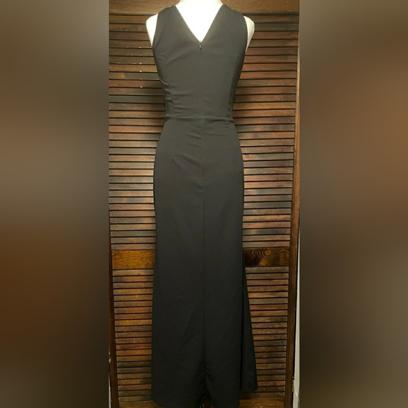 FQA Semi Formal Dresses for Women Evening Party Prom Dress Long Elegant Crew Nec - Picture 3 of 4